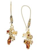 Inc International Concepts Gold-tone Beaded Wire Drop Earrings, Only At Macy's