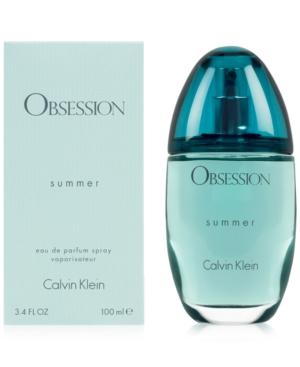 Calvin Klein Obsession Summer Eau De Parfum Spray, 3.4 Oz