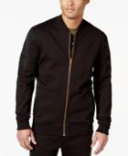 Sean John Men's Taped Bomber Jacket