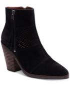 Lucky Brand Women's Ramses Block-heel Booties Women's Shoes