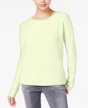 Ohmg! Juniors' Cutout-back Sweater