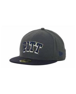 New Era Pittsburgh Panthers 2 Tone Graphite And Team Color 59fifty Cap