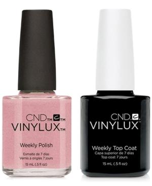 Creative Nail Design Vinylux Fragrant Freesia Nail Polish & Top Coat (two Items), 0.5-oz, From Purebeauty Salon & Spa
