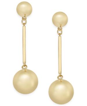 Kate Spade New York Ring It Up Gold-tone Bauble Drop Earrings