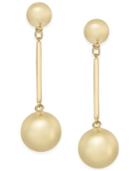 Kate Spade New York Ring It Up Gold-tone Bauble Drop Earrings