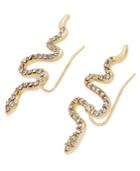 Thalia Sodi Gold-tone Pave Snake Ear Climber Earrings, Only At Macy's