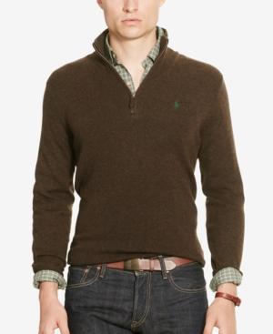 Polo Ralph Lauren Men's Half-zip Merino Sweater