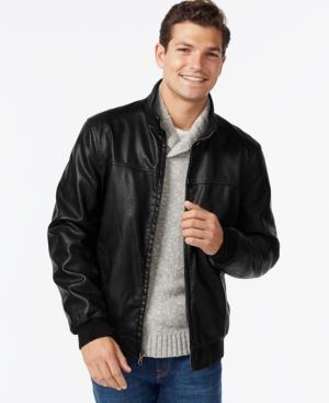 Tommy Hilfiger Faux-leather Bomber Jacket