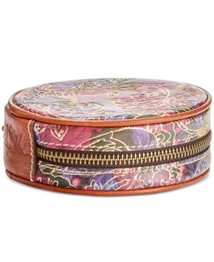 Patricia Nash Metallic Tooled Lace Diamante Jewelry Case