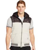 Polo Ralph Lauren Quilted Fleece Vest With Hood