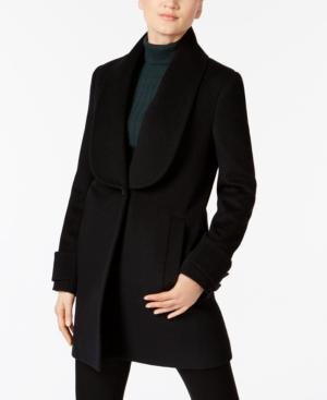 Kenneth Cole Shawl-collar Walker Coat