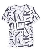 Armani Exchange Men's Graphic-print V-neck T-shirt