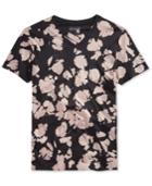 Guess Men's Space Dye V-neck T-shirt