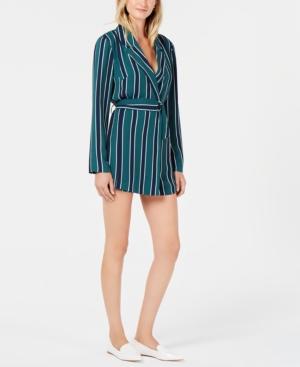 Rules Of Etiquette Living Doll Striped Belted Romper