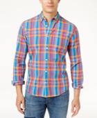 Tommy Hilfiger Men's Nikolas Plaid Custom Fit Shirt