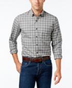 Club Room Men's Big And Tall Richland Tartan Shirt, Only At Macy's