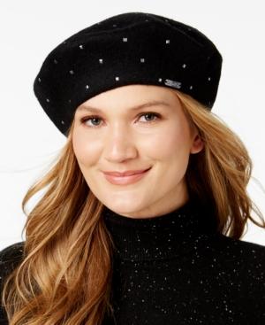 Calvin Klein Square Stud Beret
