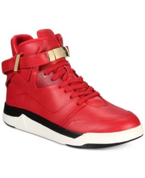 Guess Men's Webber High-top Knit Sneakers Men's Shoes
