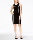 Calvin Klein Contrast-trim Sweater Dress