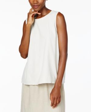 Eileen Fisher Silk Noil Tank Top, Regular & Petite