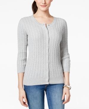 Tommy Hilfiger Long-sleeve Cable Cardigan
