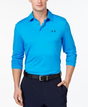 Under Armour Men's Captain's Choice Long-sleeve Golf Polo