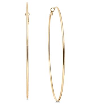 Thalia Sodi Gold-tone Slim Extra Large 4 Hoop Earrings, Created For Macy's