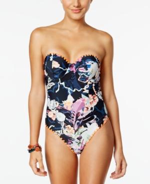 Rachel Rachel Roy Strapless Underwire One-piece Swimsuit Women's Swimsuit