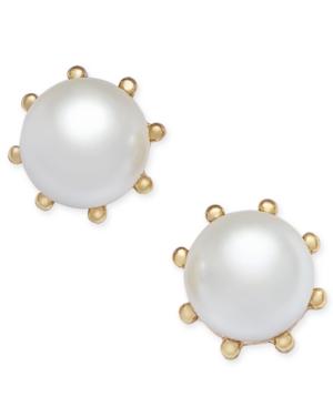 Vera Bradley Studded Imitation Pearl Earrings