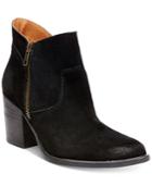 Steve Madden Women's Pierce Zipper Block-heel Booties Women's Shoes