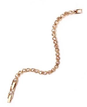 Swarovski Bracelet, Golden Shadow Crystal Tennis Bracelet