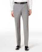 Alfani Men's Slim-fit Traveler Gray Mini-pinstripe Pants, Only At Macy's