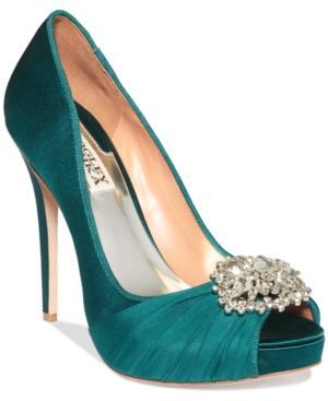 Badgley Mischka Pettal Evening Pumps Women's Shoes