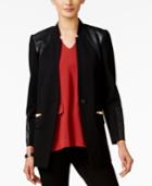 Alfani Prima One-button Colorblocked Jacket, Only At Macy's