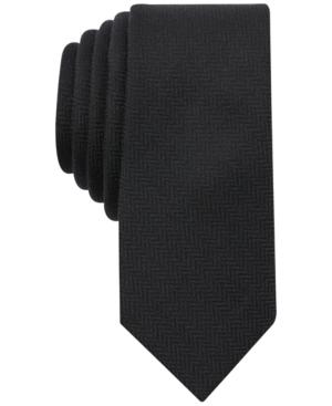 Bar Iii Men's Herringbone Skinny Tie, Only At Macy's