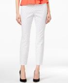 Maison Jules Polka-dot Ankle Pants, Only At Macy's