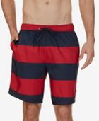 Nautica Men's Quick-dry Striped 8 Board Shorts