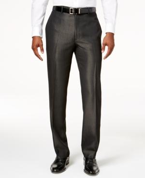 Alfani Men's Textured Dress Pants, Created For Macy's