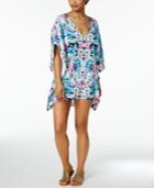 Bar Iii Hot Tropics Caftan Cover-up, Only At Macy's Women's Swimsuit