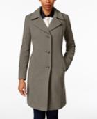 Anne Klein Petite Wool-cashmere-blend Walker Coat, Created For Macy's