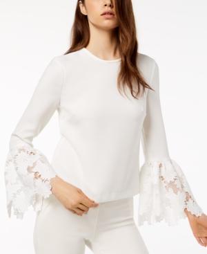 Rachel Zoe Crepe Bell-sleeve Top