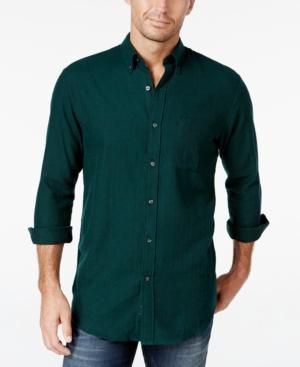 John Ashford Men's Long-sleeve Herringbone Shirt, Only At Macy's