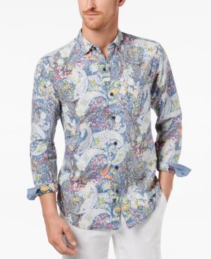 Tommy Bahama Men's Paisley Promenade Paisley-print Shirt