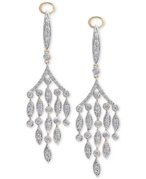 Diamond Chandelier Earrings (1-1/4 Ct. T.w.) In 14k Gold & White Gold