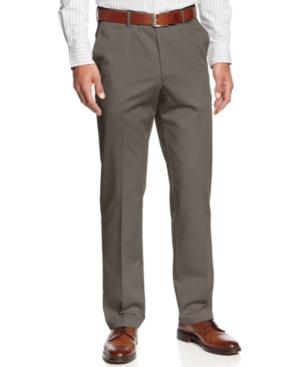Haggar No Iron Straight Fit Cotton Dress Pants