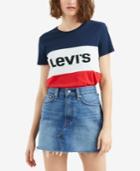 Levi's Cotton Colorblocked Graphic T-shirt