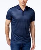 Alfani Men's Geometric-print Contrast Polo, Only At Macy's