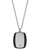 Emporio Armani Men's Two-tone Dog Tag Logo Pendant Necklace Egs2187