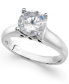 Solitaire Diamond Engagement Ring In 14k White Gold (2 Ct. T.w.)