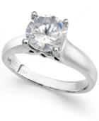 Solitaire Diamond Engagement Ring In 14k White Gold (2 Ct. T.w.)